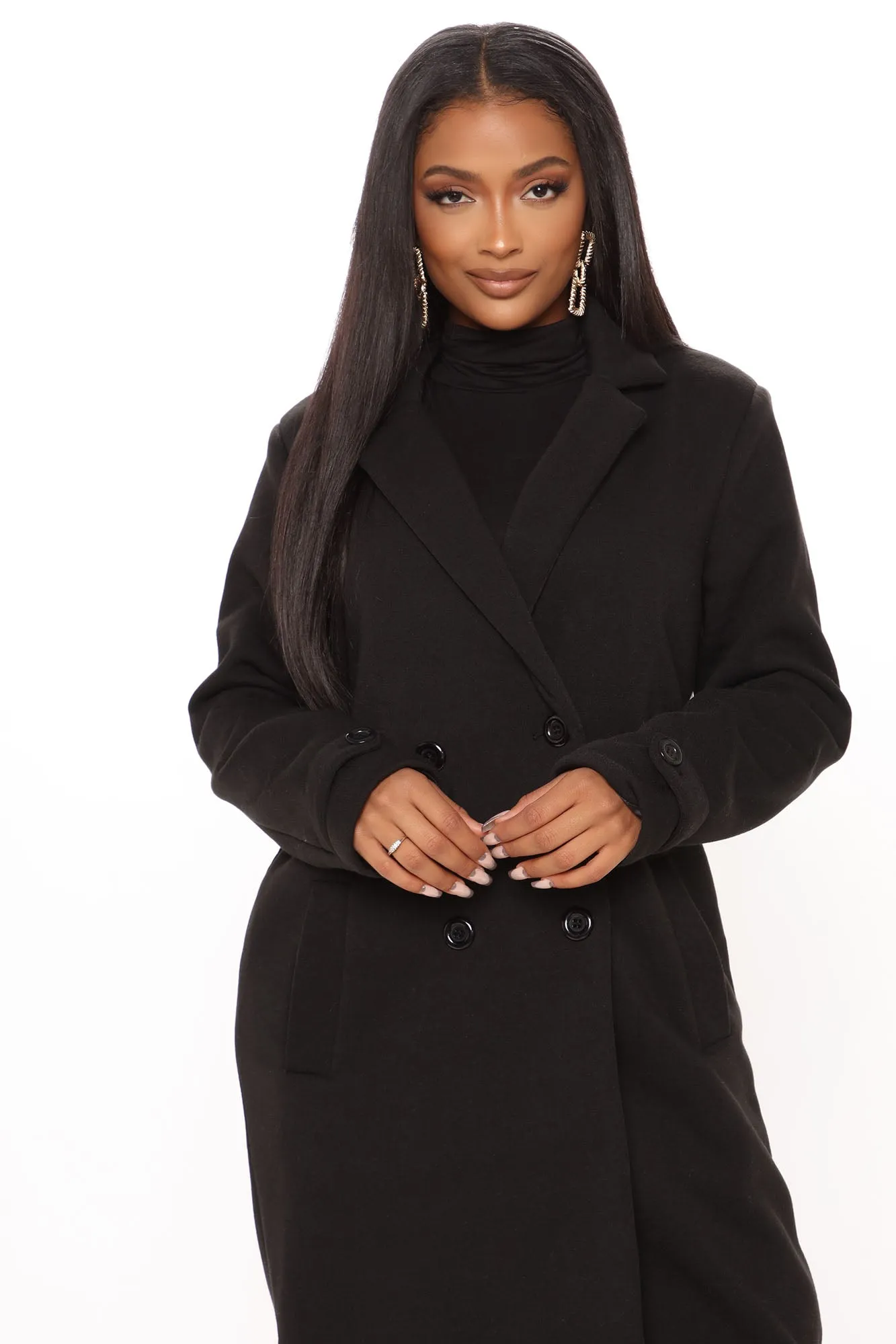 All Business Baby Coat - Black