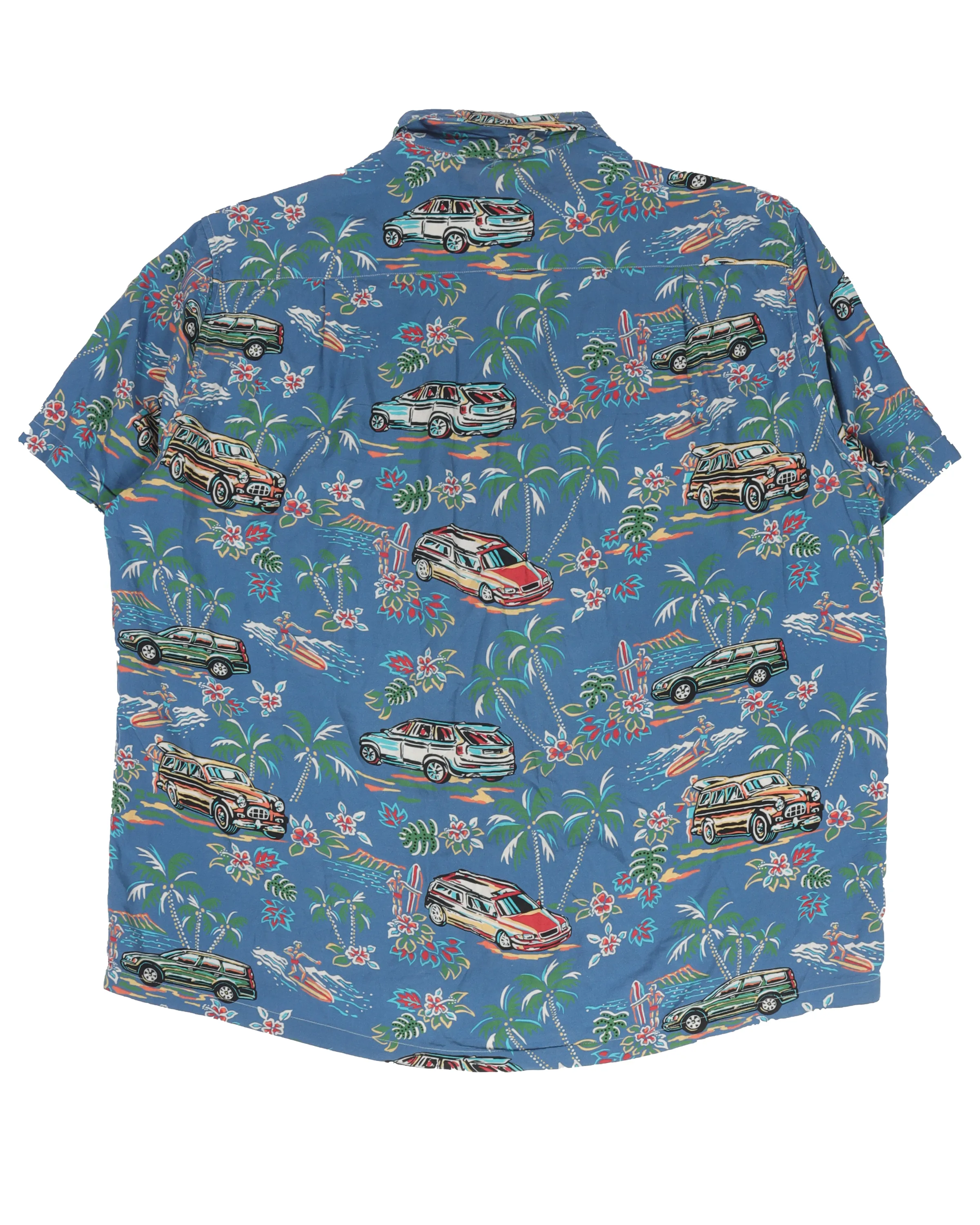 Cars Hawaiian Button Up