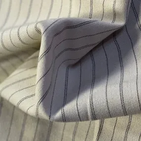 Champagne | Stripe Stretch Suiting Woven Fabric - SKU #7103A #S166