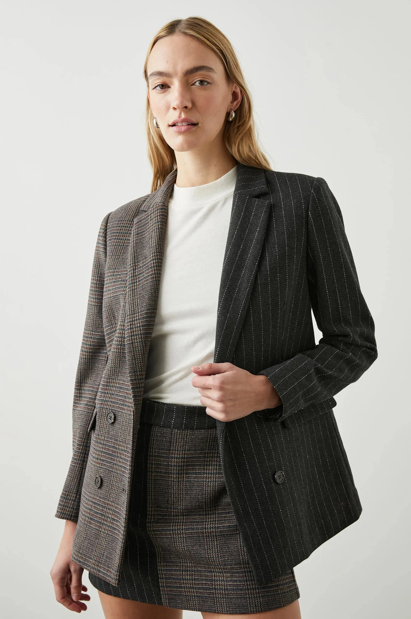 Cody Jacket Pinstripe Plaid Mix