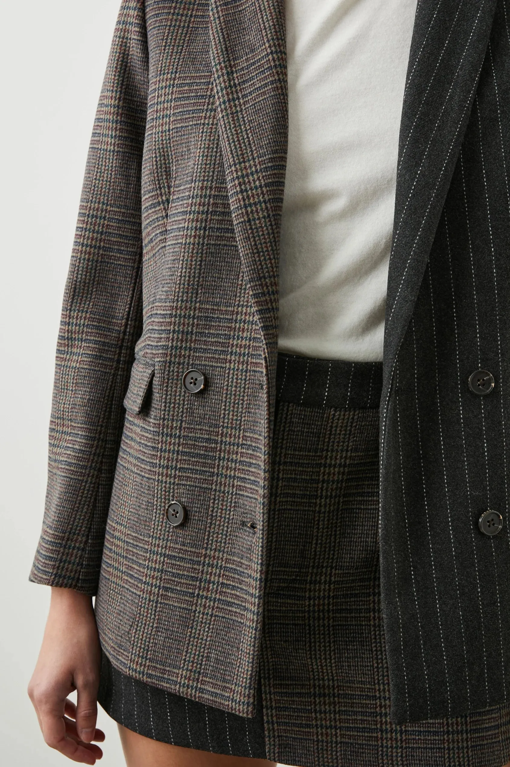 Cody Jacket Pinstripe Plaid Mix