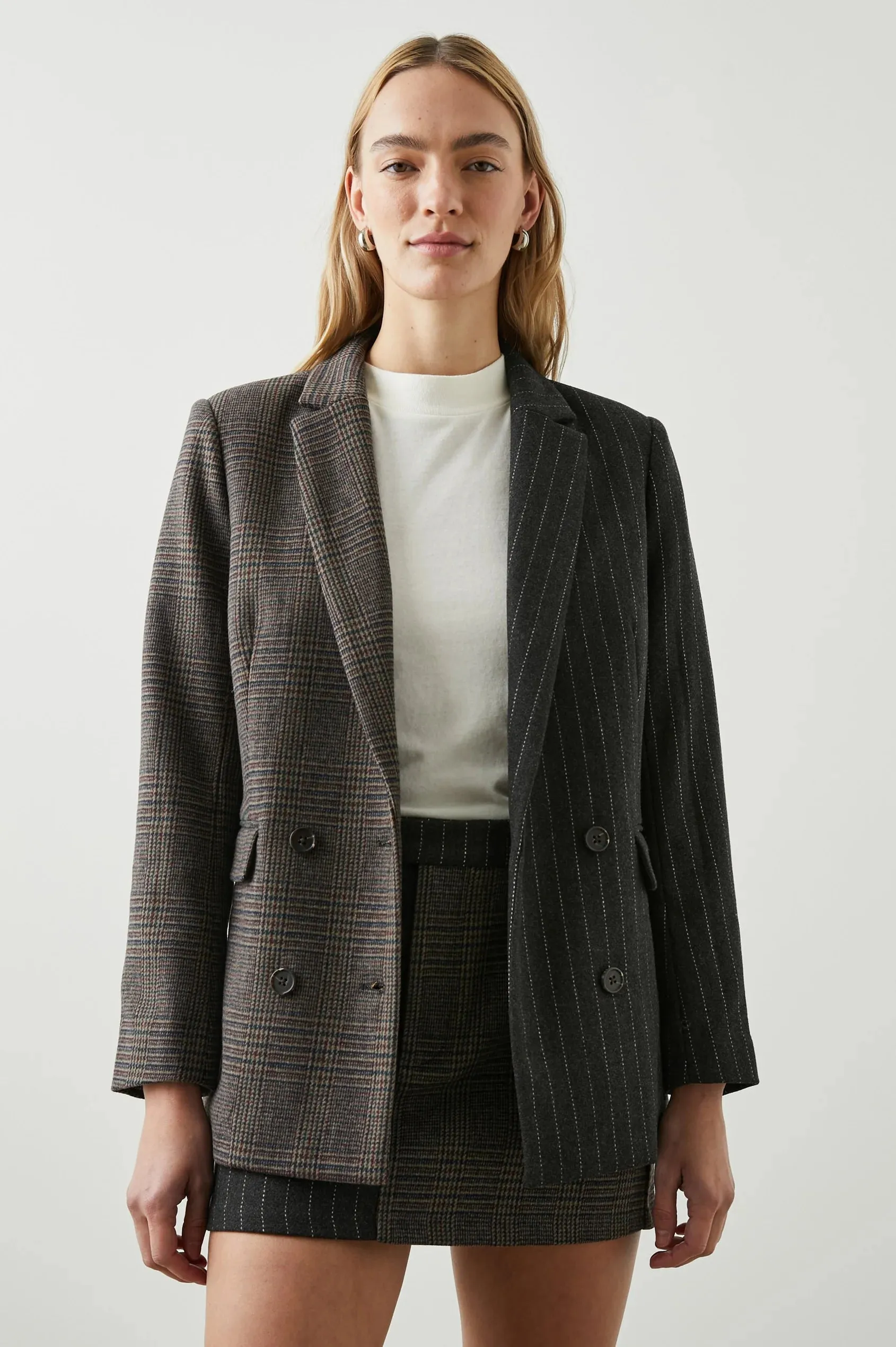 Cody Jacket Pinstripe Plaid Mix