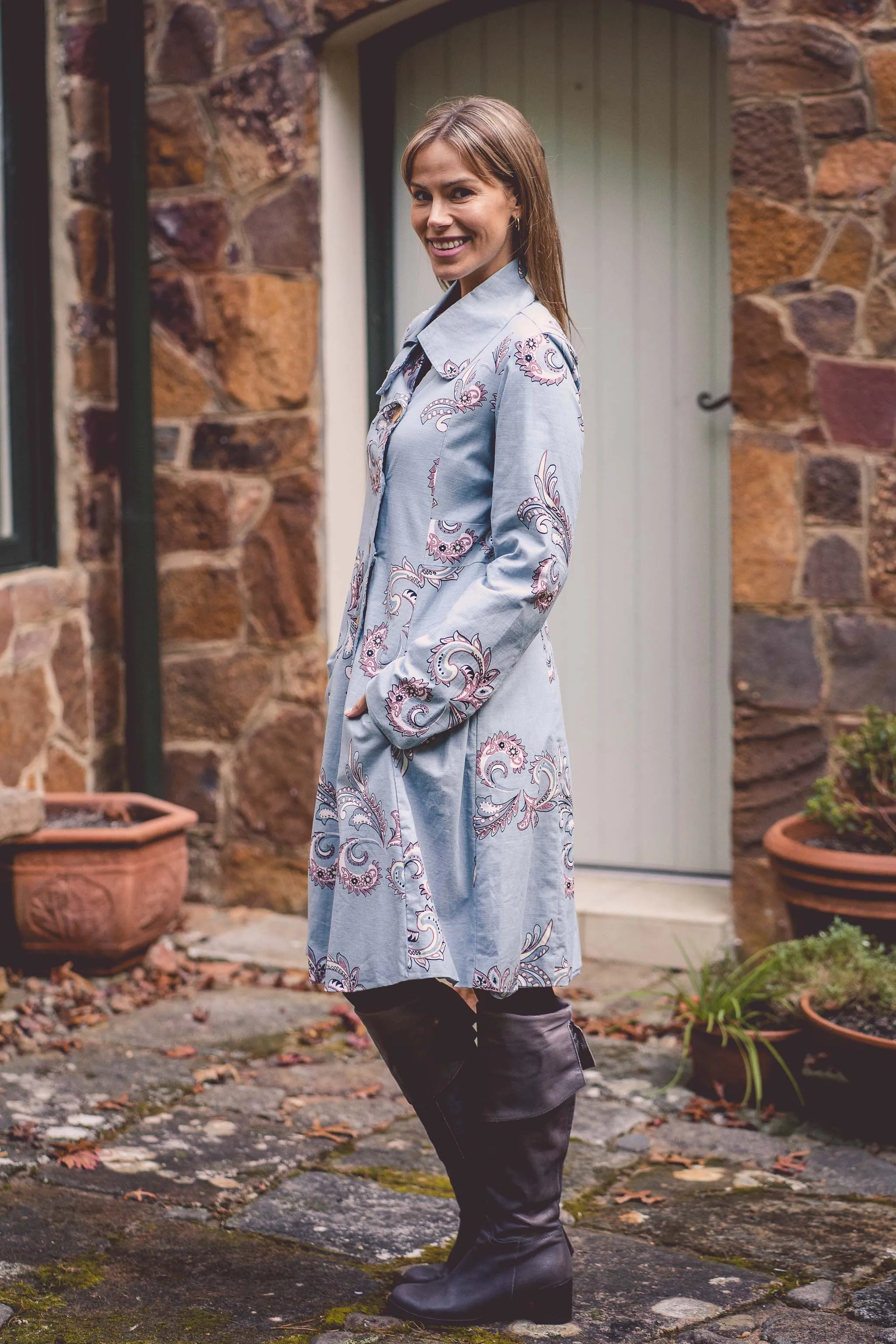 Cooper Coat - Cloud Paisley