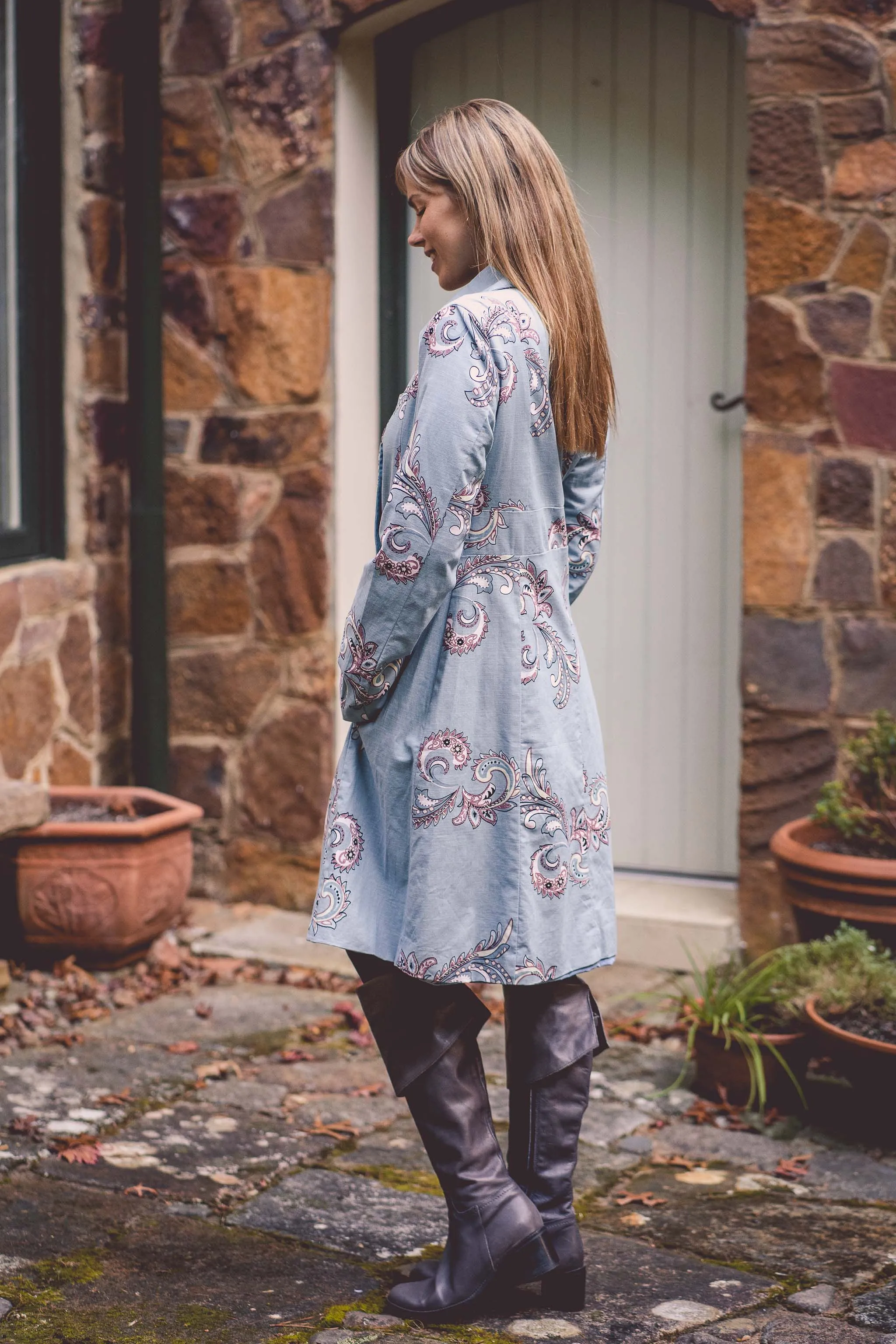 Cooper Coat - Cloud Paisley