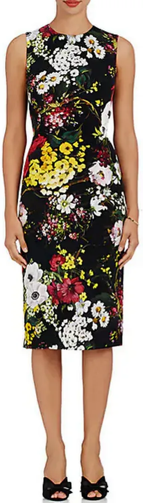 *Extended Sizes* Floral Print Sheath Dress