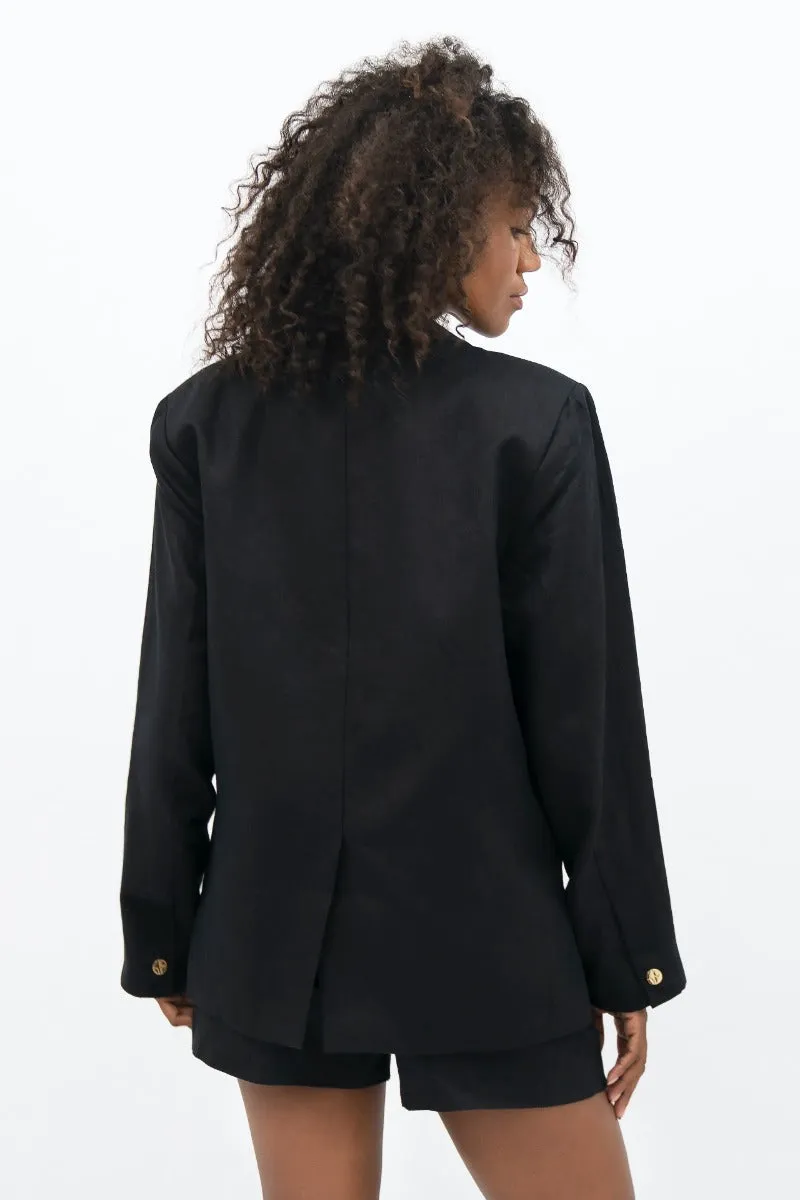 Havana - Oversized Blazer - Licorice