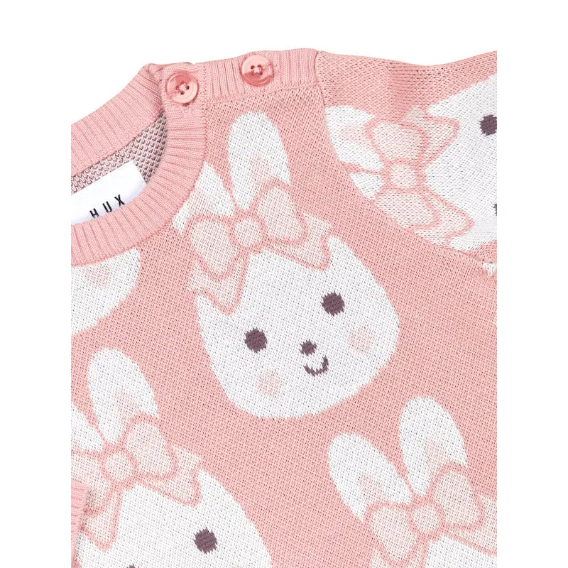 Huxbaby Bunny Love Knit Jumper