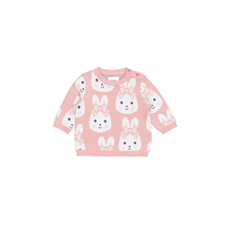 Huxbaby Bunny Love Knit Jumper