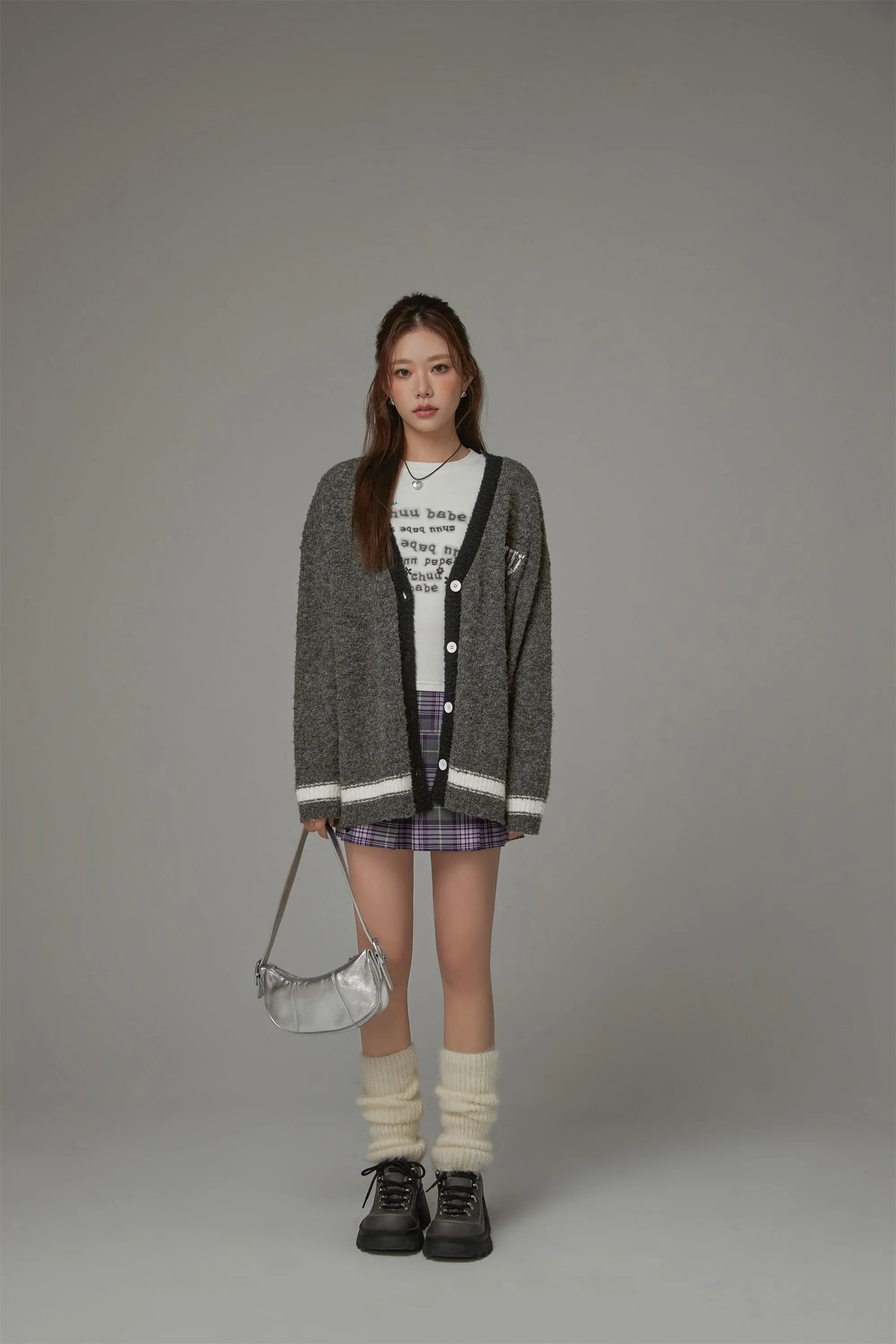 Line Varsity Knit Cardigan