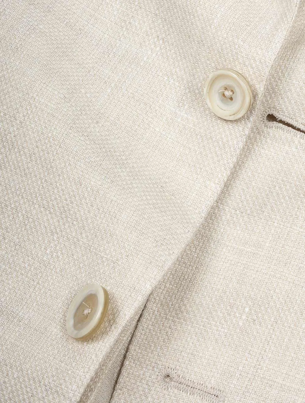 Linen Mix Sport Jacket Cream