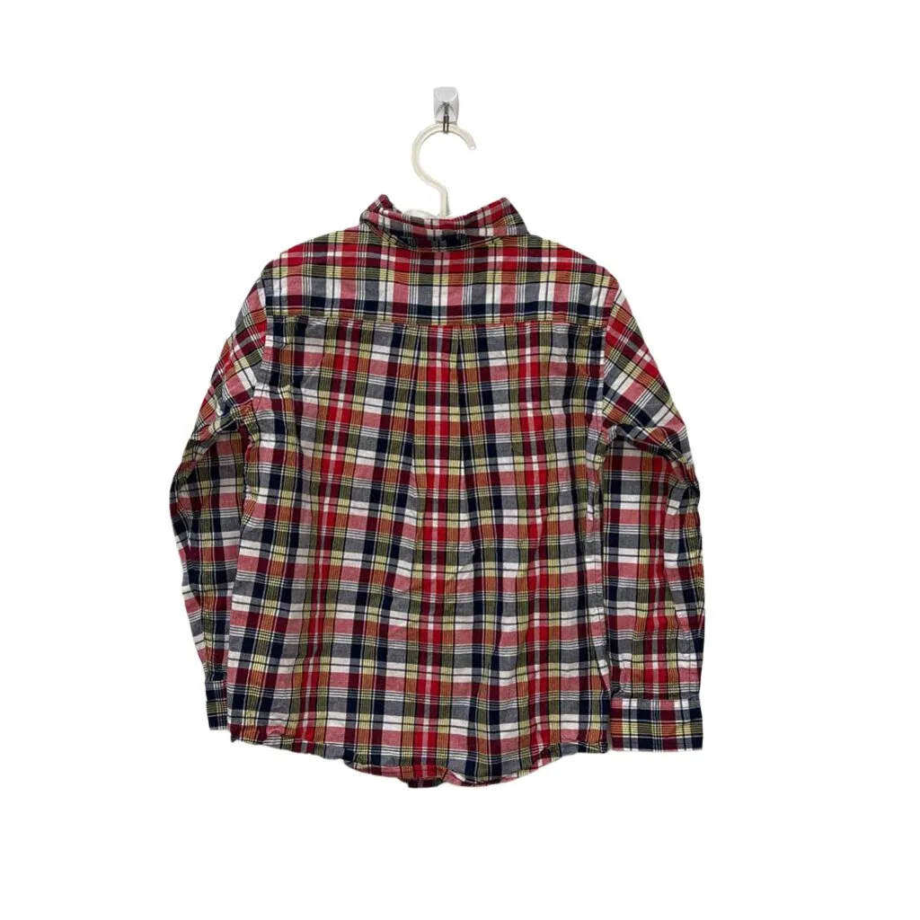 LS Collared Button Up / Plaid