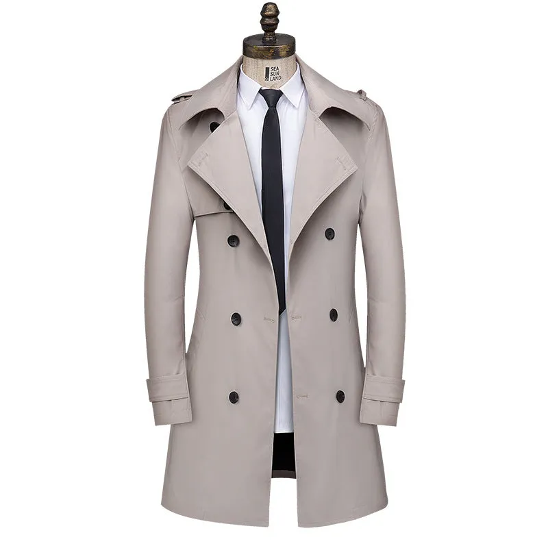 Men's Business Fitted Double-Breasted Jacket