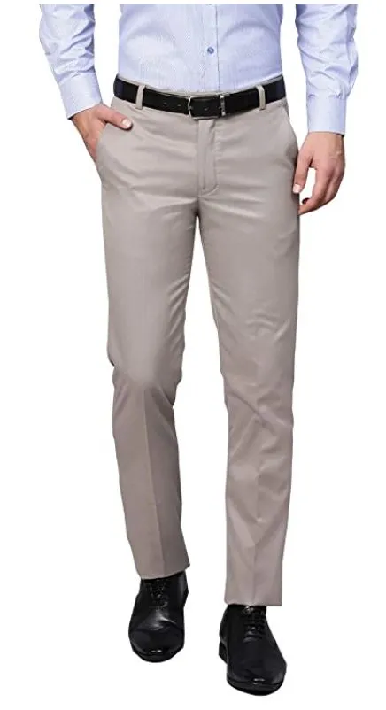 Men's Slim Fit Formal Trousers