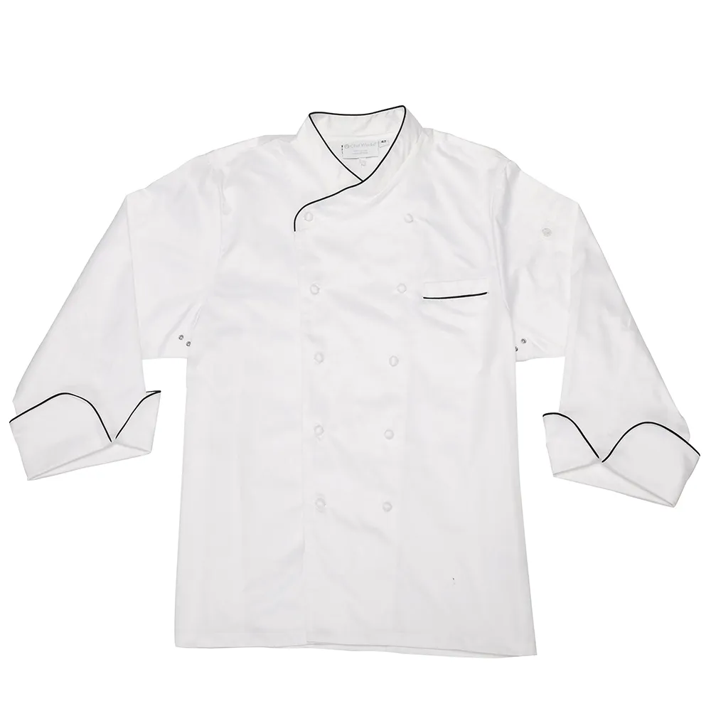 MONTE CARLO PREMIUM COTTON CHEF COAT - White