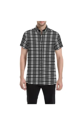 Plaid Player Men's All Over Print Short Sleeve Shirt