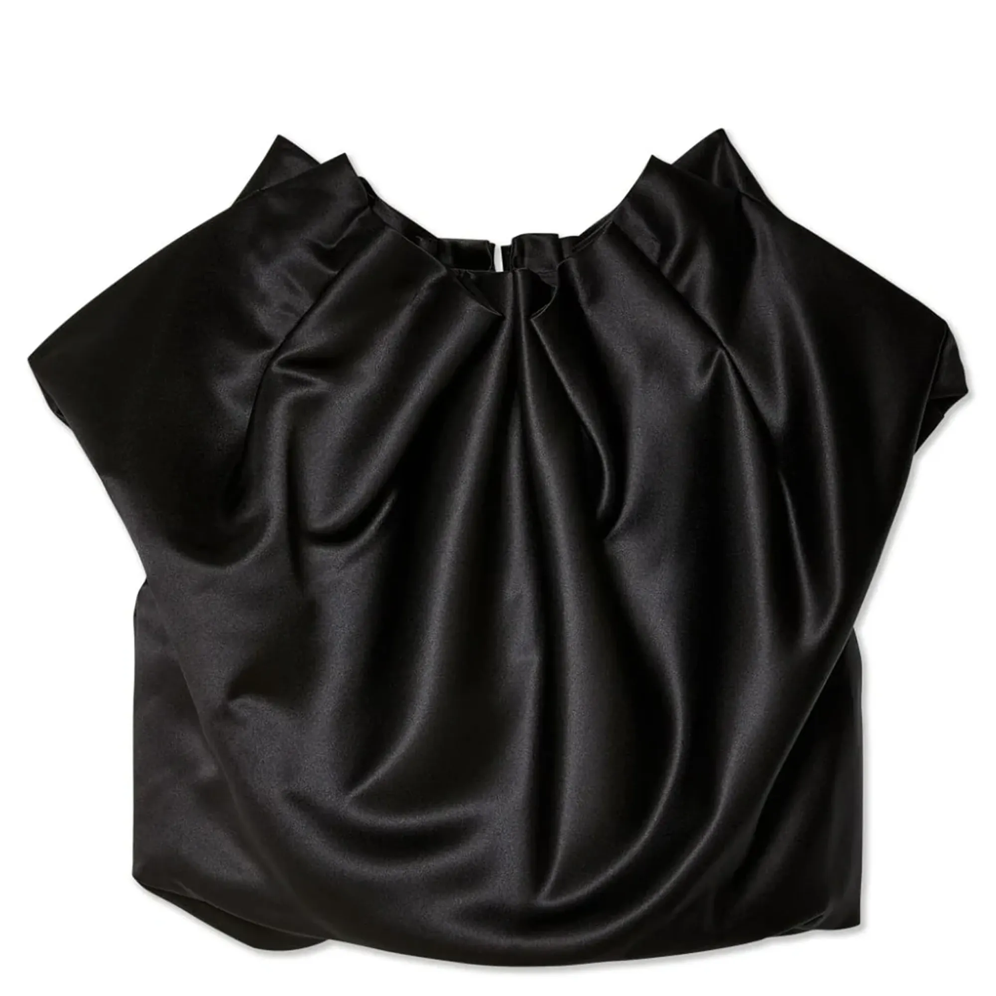 Pleated Neck Top