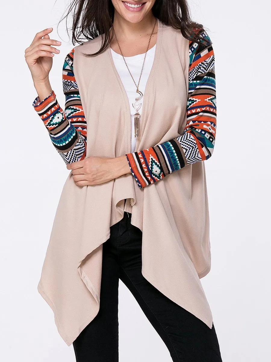 Printed  Long Sleeve Cardigans