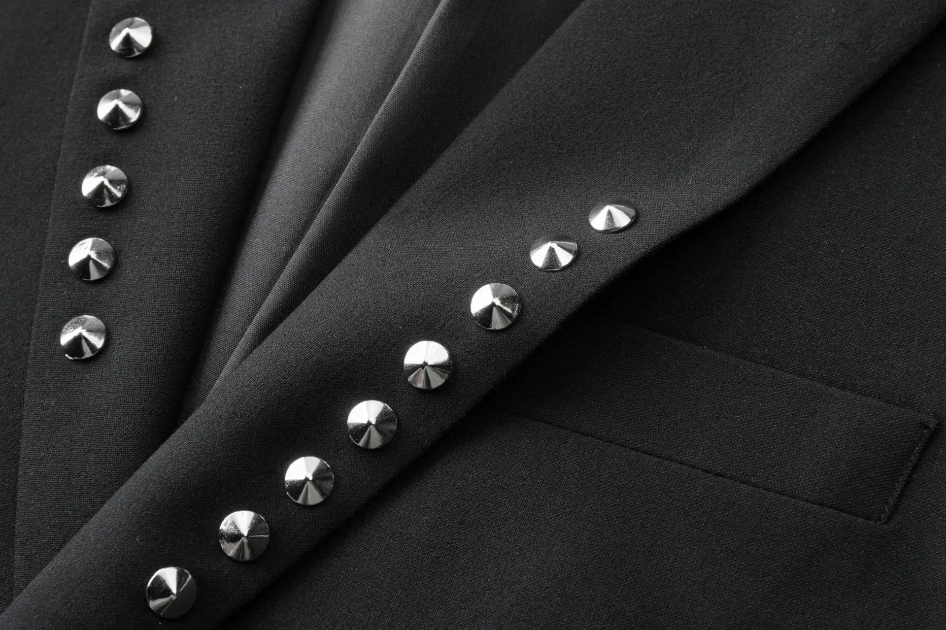 Rivet Decoration Business Blazers