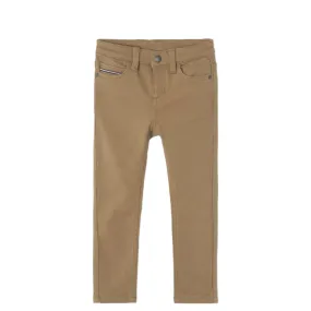 Soft slim fit pants: Cookie