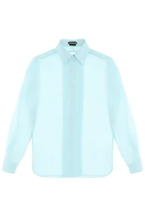 TOM FORD Camicia In Seta Con Plastron