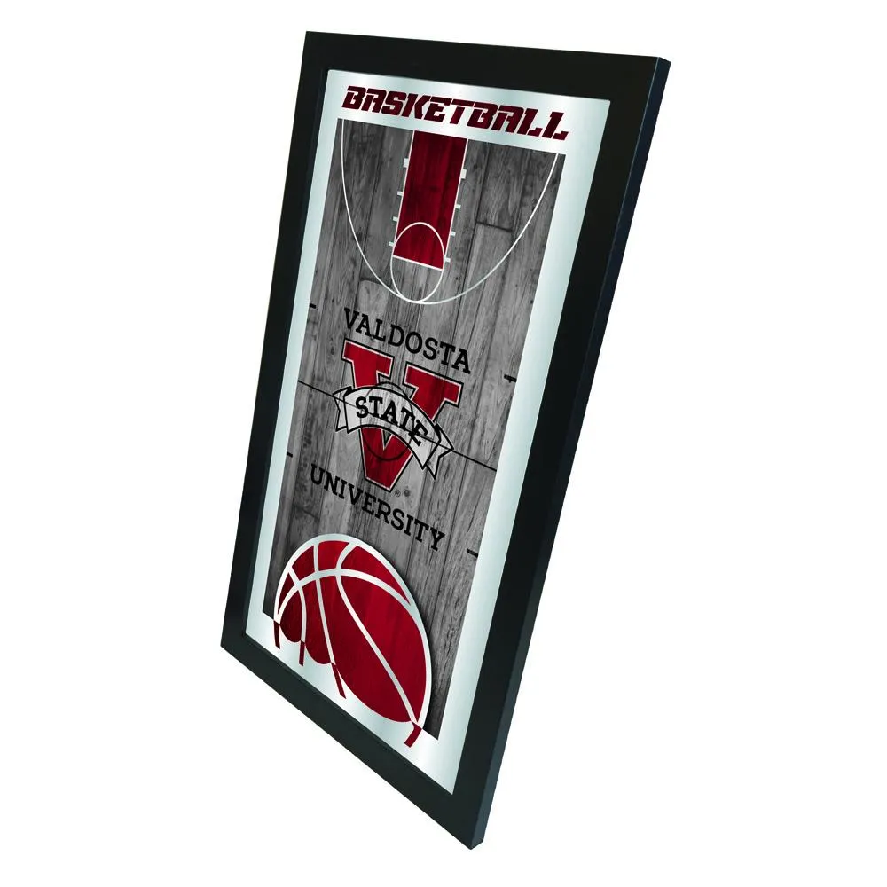 Valdosta State Blazers HBS Basketball Framed Hanging Glass Wall Mirror (26"x15")