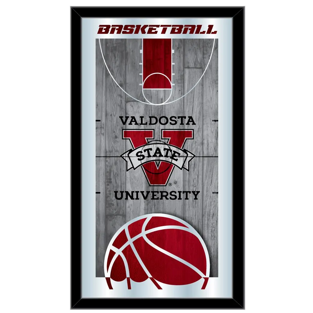 Valdosta State Blazers HBS Basketball Framed Hanging Glass Wall Mirror (26"x15")