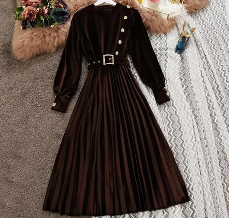 Velour Miranda Dress