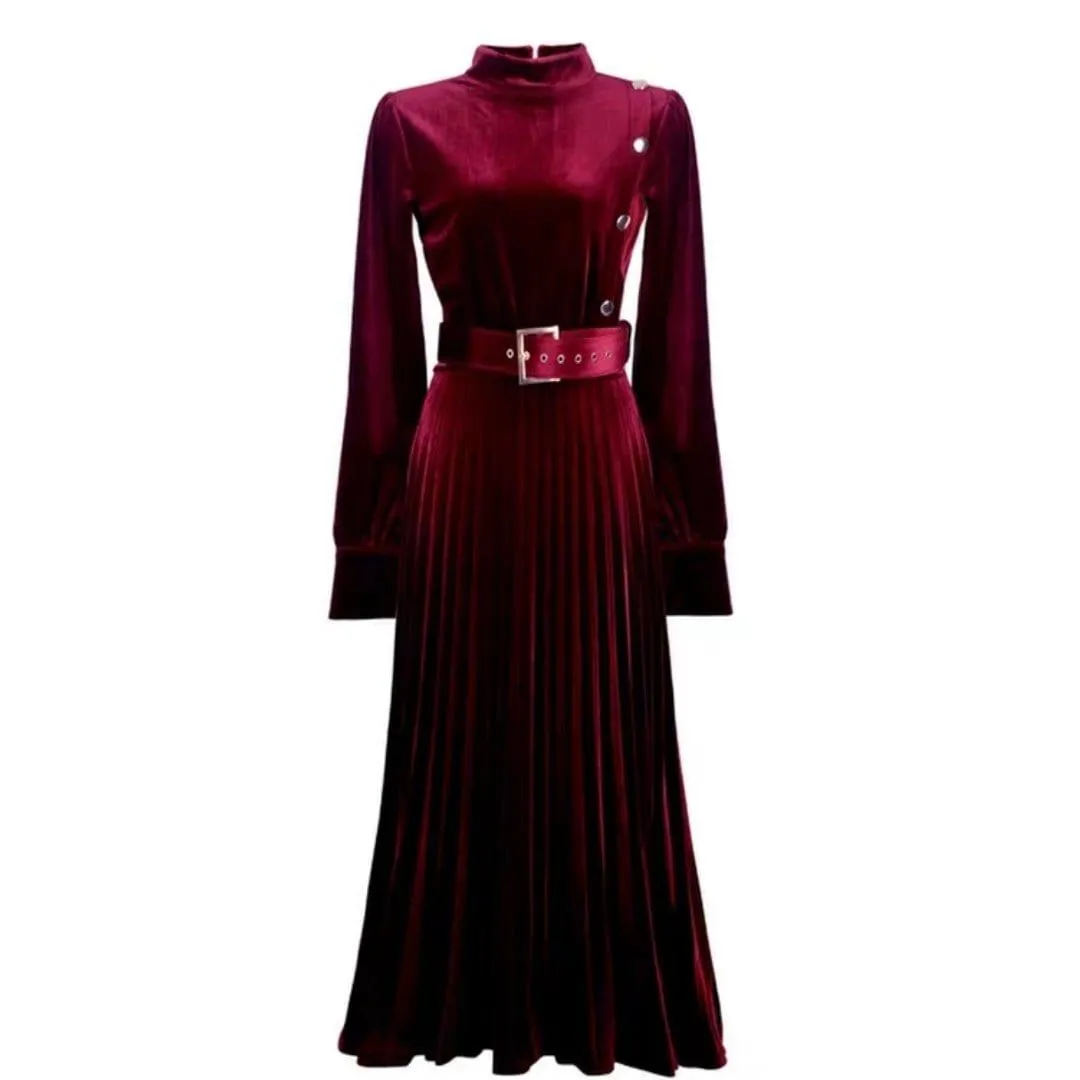 Velour Miranda Dress