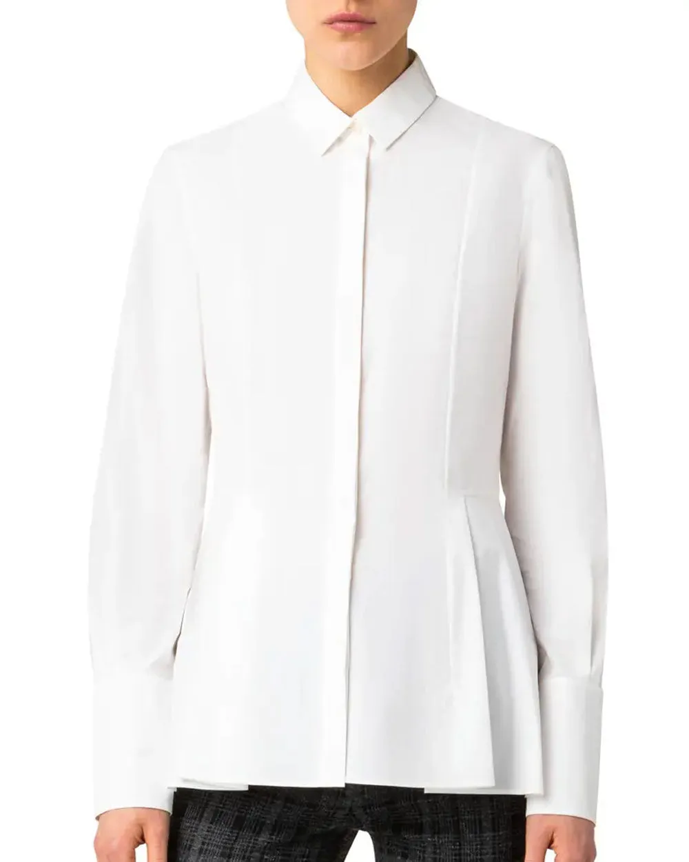 White Washed Poplin Shirt