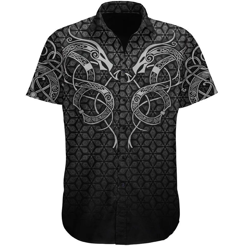 World Serpent Button Up Shirt